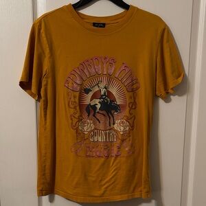 Mustard Cowboys Graphic Tee
